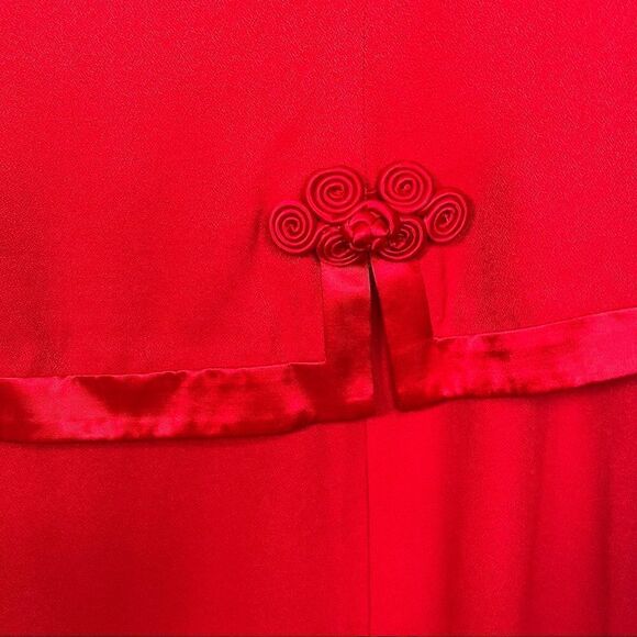 Jessica Howard Red Maxi Dress Sz 12 Vintage Nordstrom NWT - Picture 6 of 15